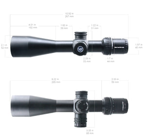 Vector Optics Veyron 4-16x44FFP IR Riflescope Red Dot Illuminated Reticule