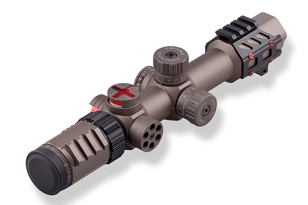 Discovery Optics WG 1.2-6X24 1RAI Rifle Scope Special illuminated Reticule.