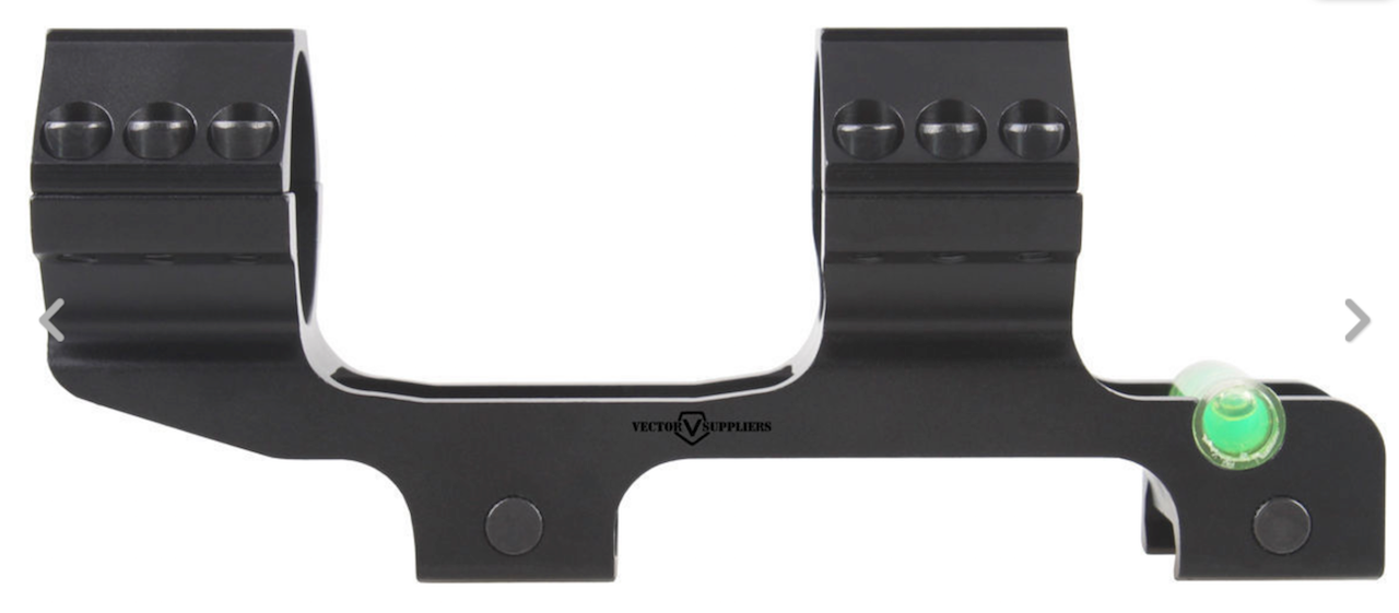 Pica-tinny Rail Scope Mount for 25mm or 30mm  Scopes, Anti Cant Device Spirit Bubble Scope Level