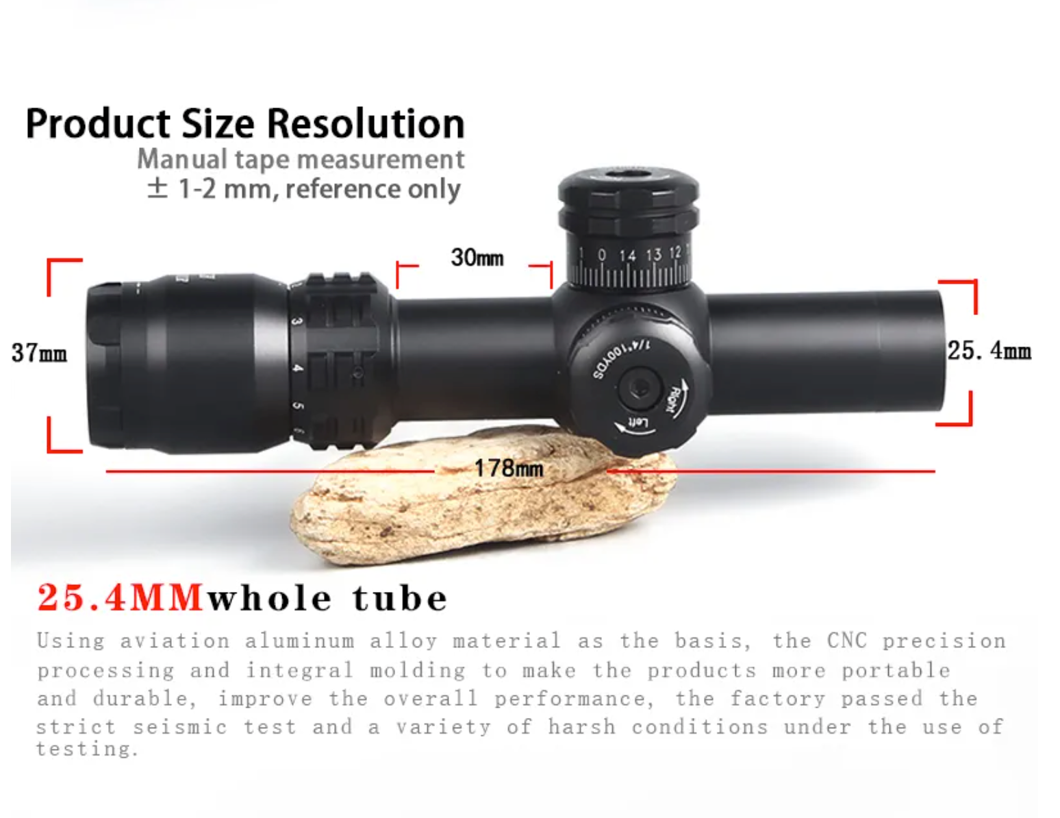 T-EAGLE  March AMG HD 2-8X20 IR Compact Scope
