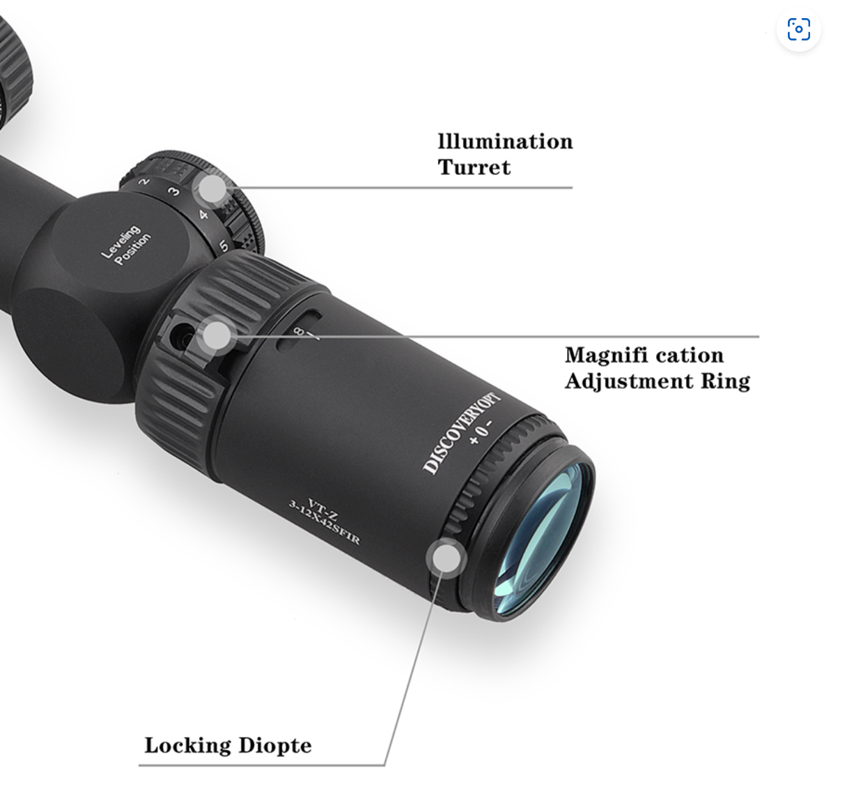 Discovery Optics VT-Z 3-12X42 SFIR – Riflescopesuk