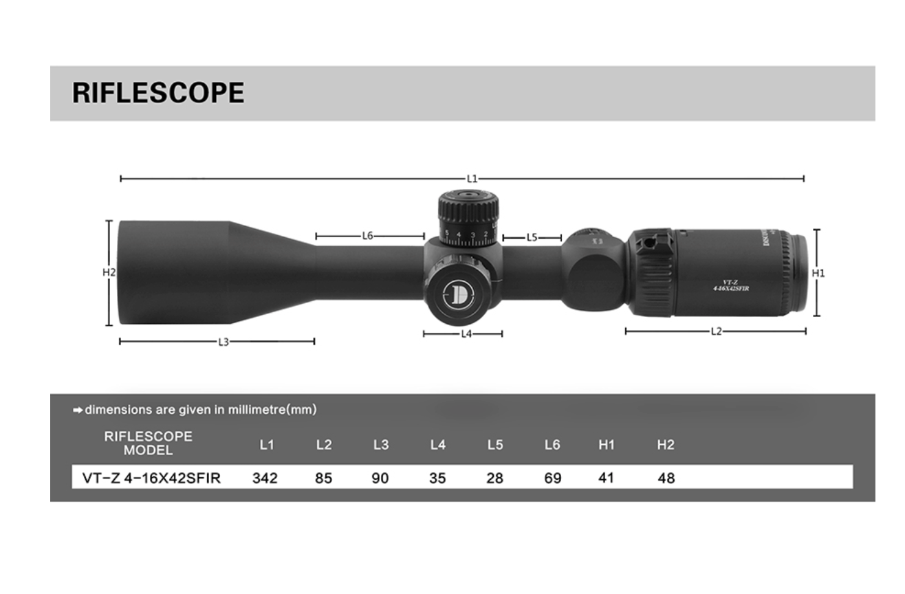 Discovery Optics VT-Z 4-16X42 SFIR