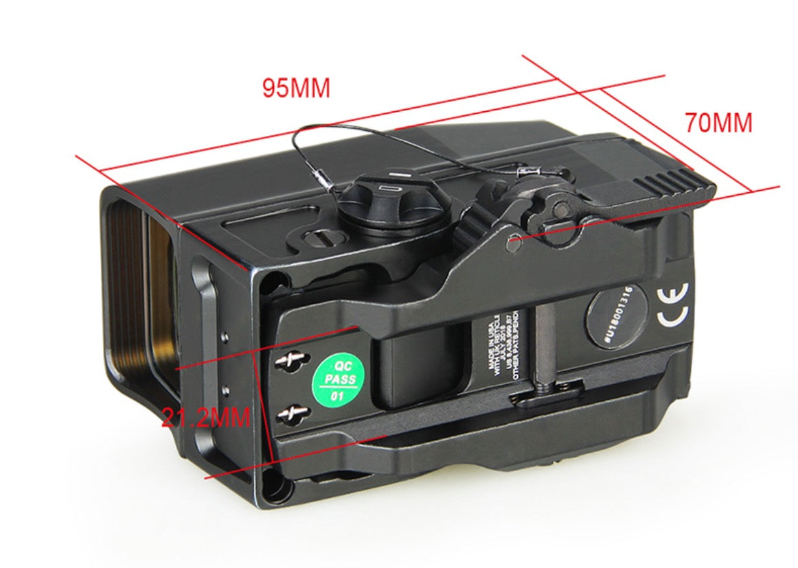 UH-1 Razor AMG Red Dot Sight, by Optronics Riflescope, Rechargeable Battery.