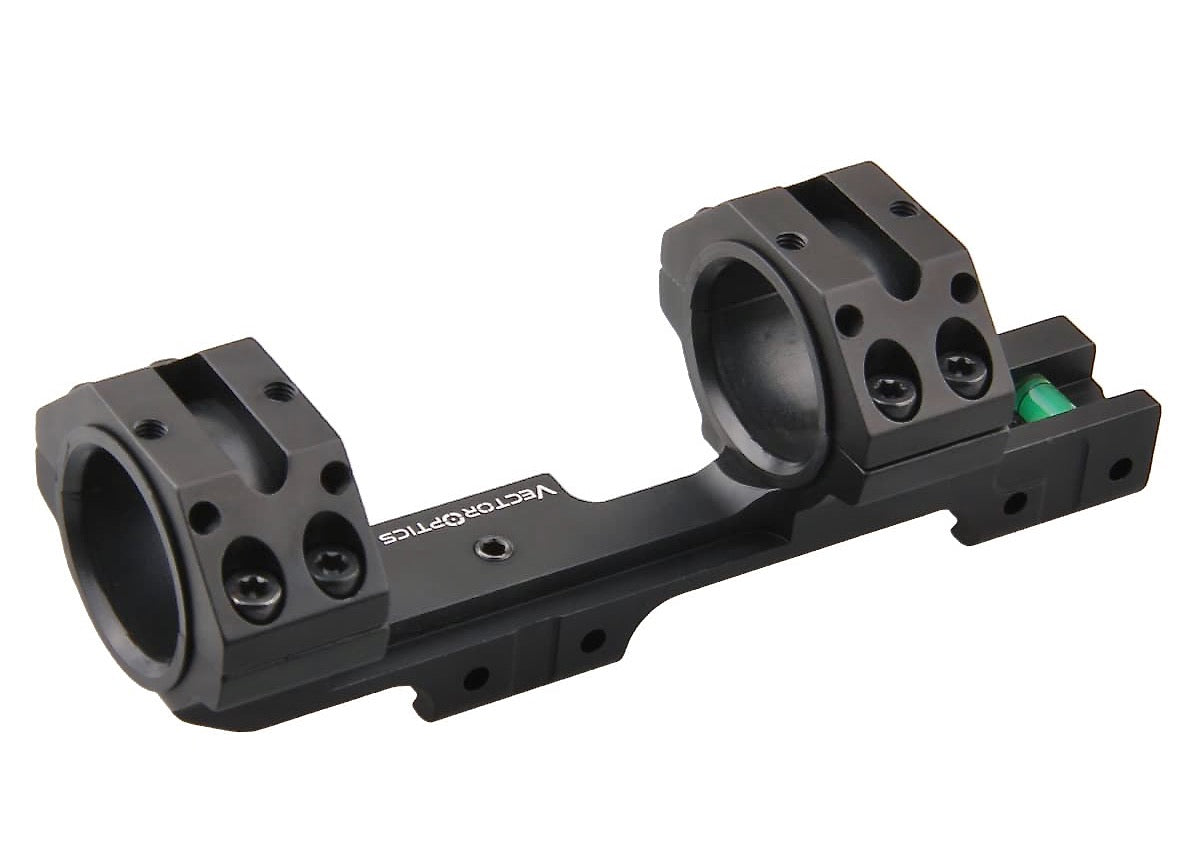 Scope Mount, 30mm or 25mm Scope Rings, fits 11mm sight rails, Anti Cant Bubble.