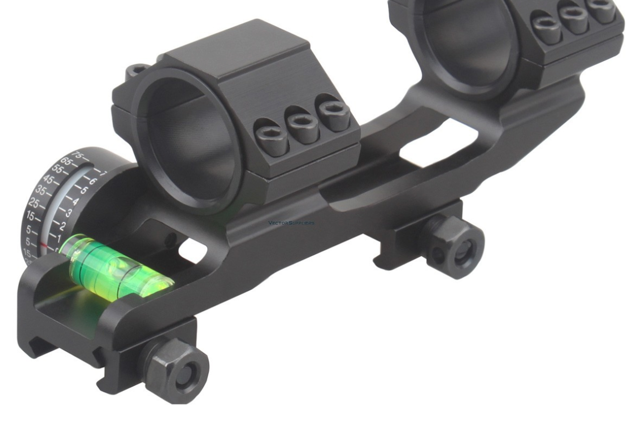 Anti Cant & Angle Measuring Scope Mount for 20mm Pica-Tinny Sight Rails.