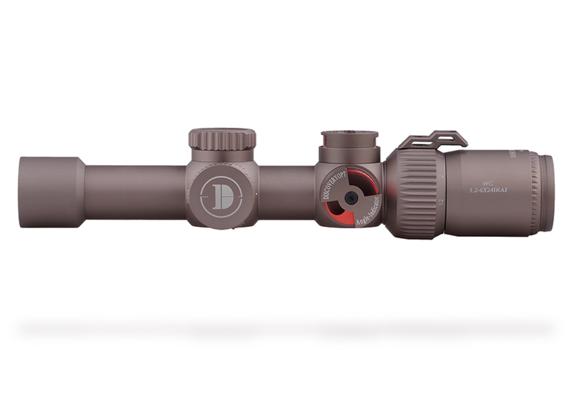 Discovery Optics 1.2-6X24 WG Rifle Scope Mil-Dot Style illuminated Reticule.