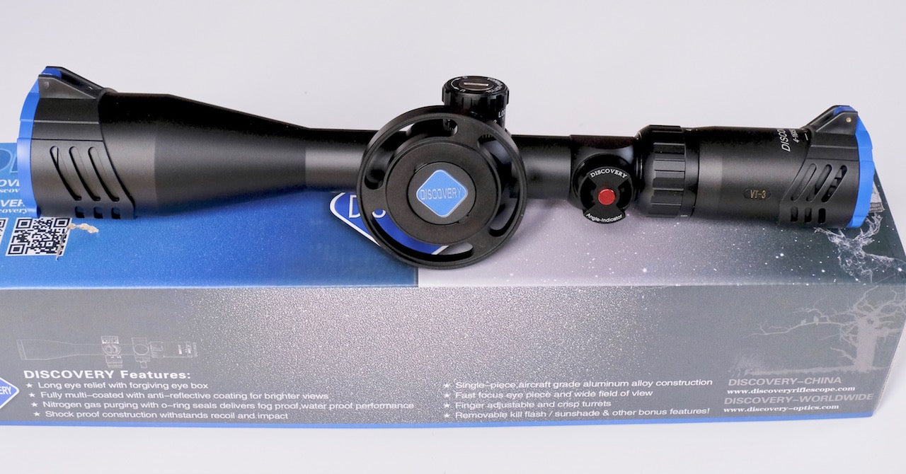 Discovery Optics VT-3 4-16X50 FFP Rifle Scope, with Big Side Wheel.
