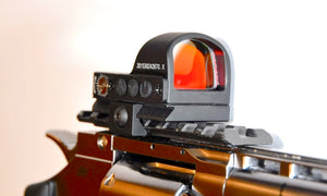 Red dot sight Rainproof, High Shock Resistance, Fully Adjustable Brightness Ideal, Pistol Scope