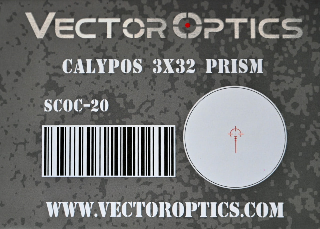 Vector Optics Calypos 3x32 Prism Red Dot AR Scope Riflescope
