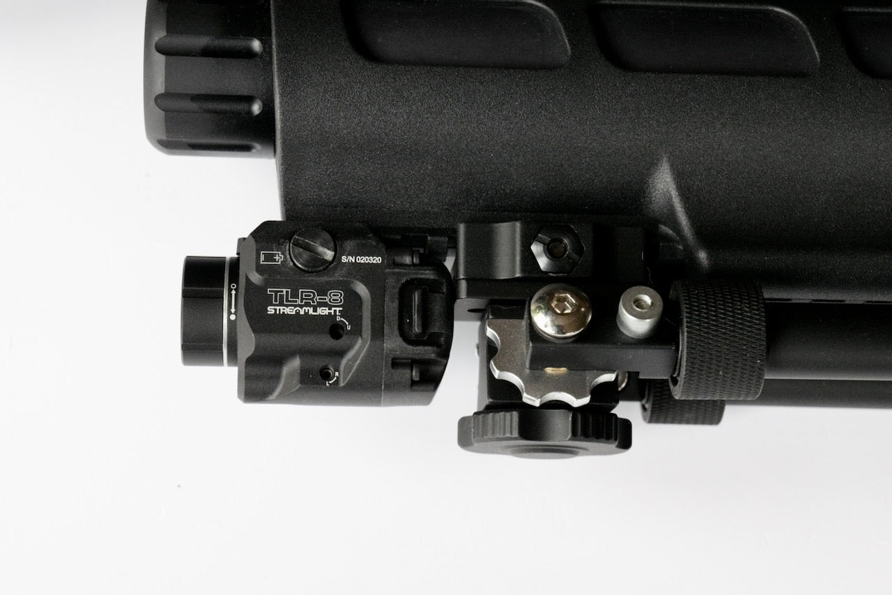 Optronics TLR-8 Tactical Flash Light + Red Laser Fits 20mm Pica-Tinny Rails. for Pistols & Rifles.