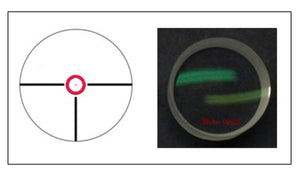 Vector Optics Arbiter Tactical Rifle Scope 1-4x 24IR Red Dot in Circle Reticule